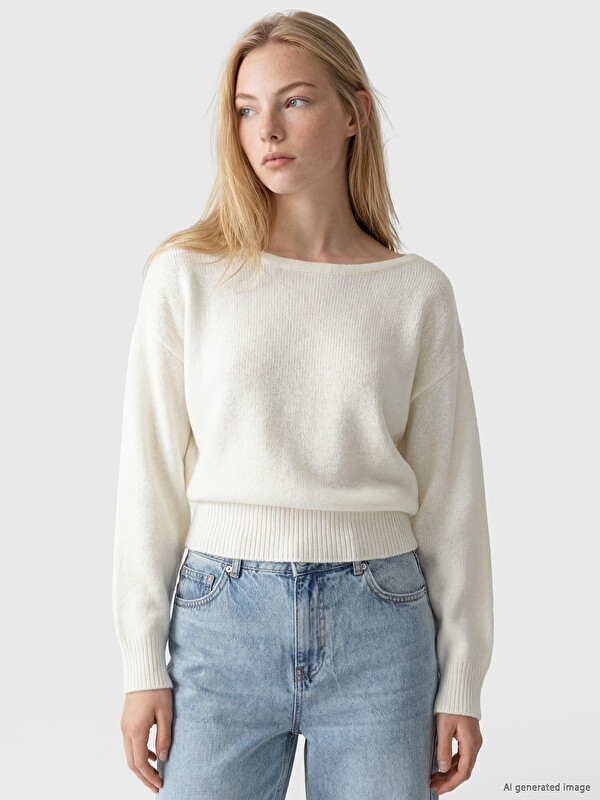 XSIDE Slash Neck Women's Knitwear Sweater