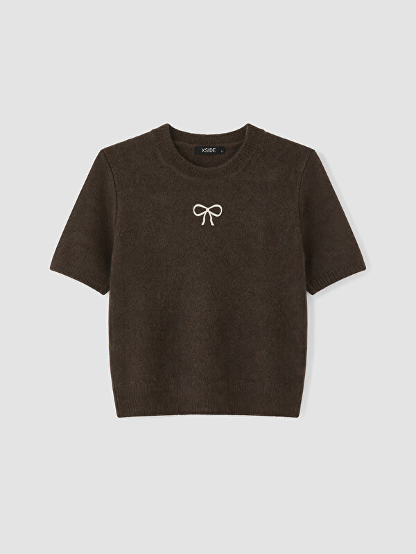 XSIDE Woman Brown Sweater