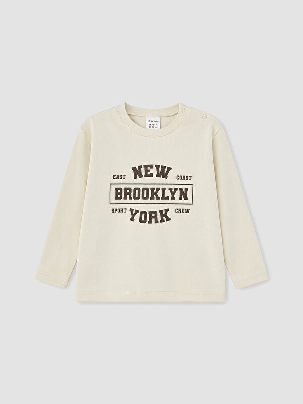 LCW baby NYC Baskılı Erkek Bebek Tişört
