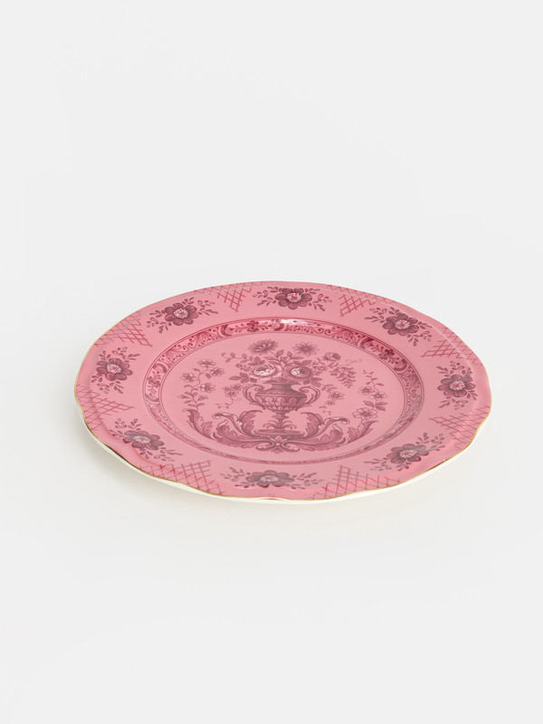LCW HOME Printed Porcelain Serving Plate