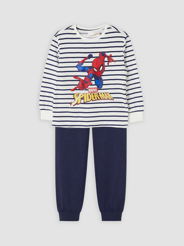 LCW Kids Crew Neck Boys' Spider-Man Printed Pyjamas Set