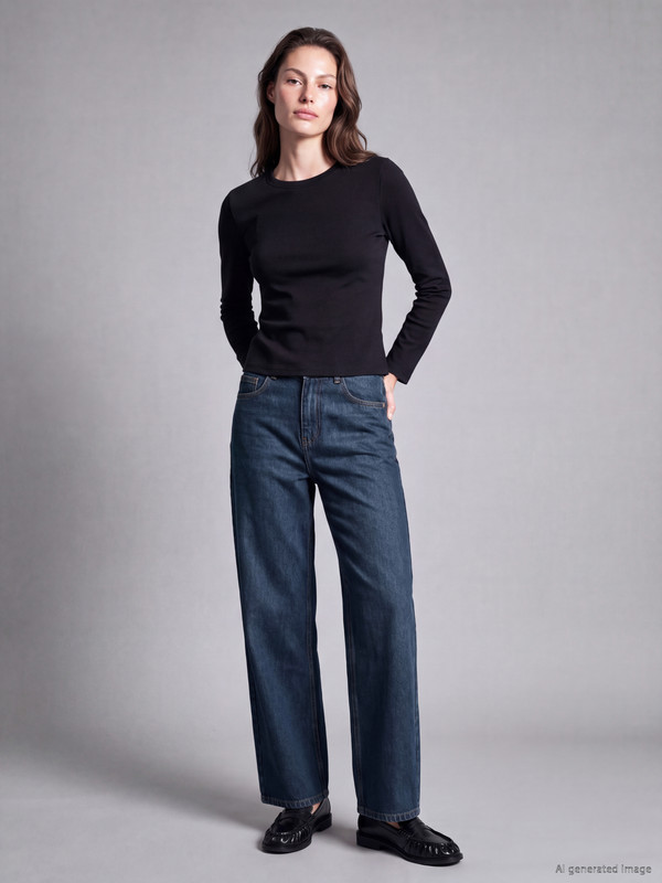 LCW Jeans High Waist Baggy Jean