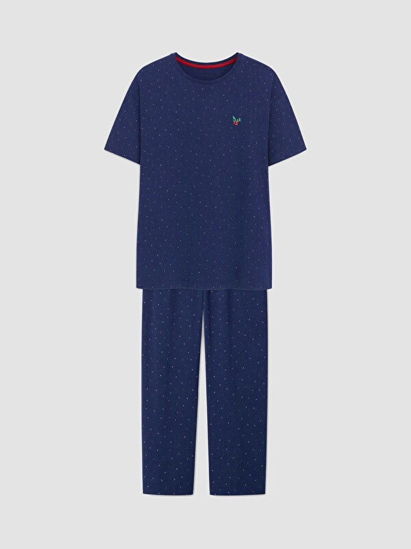 LCW DREAM Bisiklet Yaka Kadın Pijama Takımı
