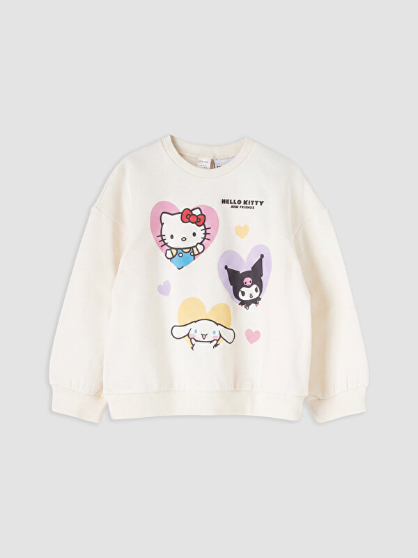 LCW Kids سويتر مطبوع Hello Kitty ديال البنات