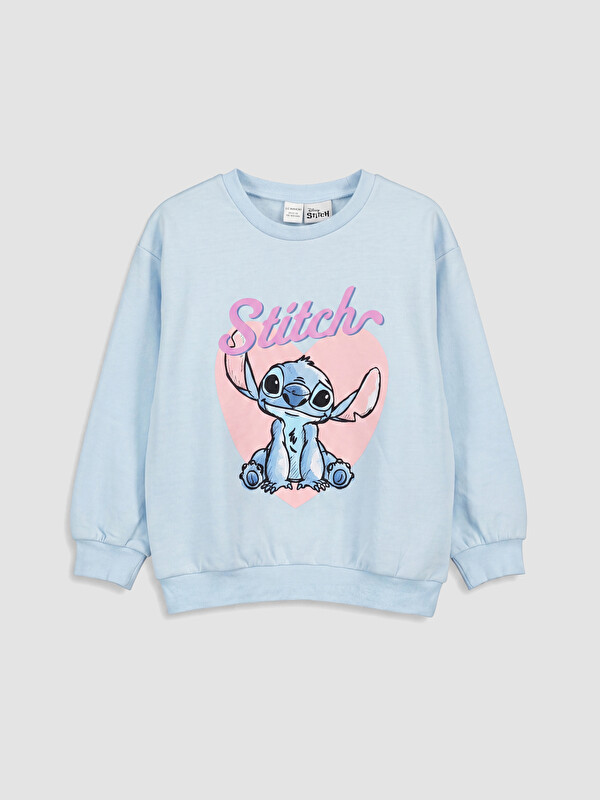 LCW Kids Girl Blue Sweatshirt