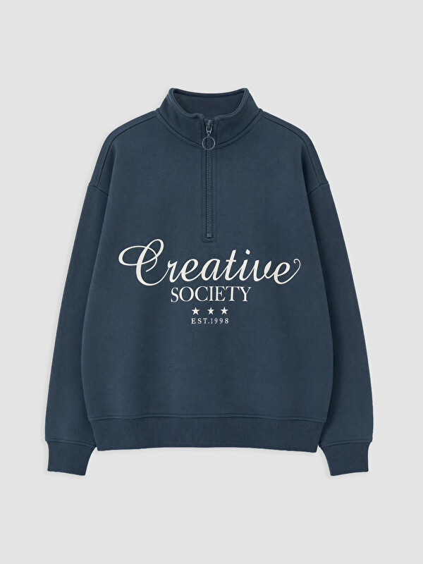 LCW Kids Girl Navy Sweatshirt