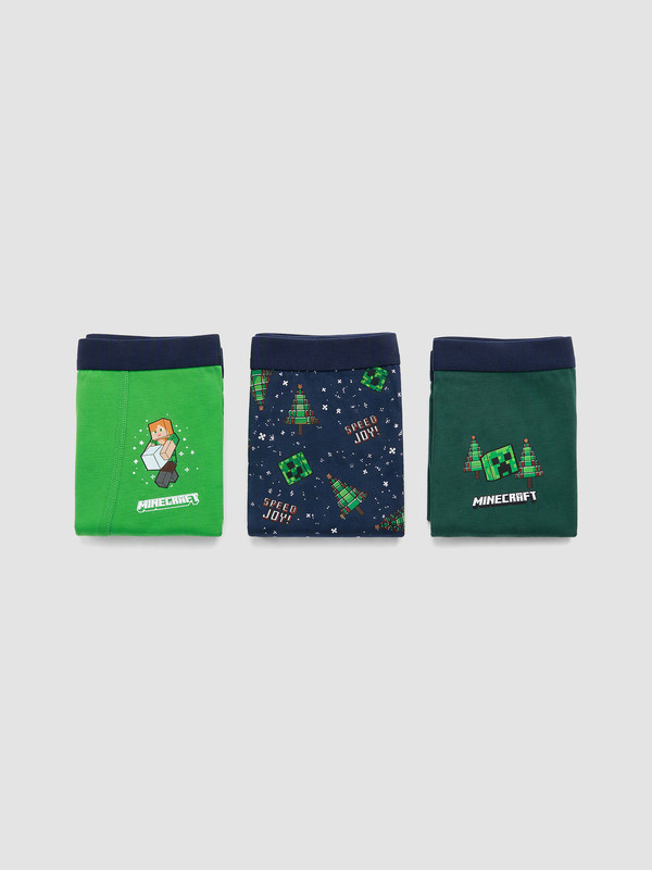 LCW Kids 3-Pack Minecraft Boys' Boxer Briefs