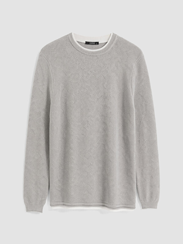 XSIDE Crew Neck Men's Knitwear Sweater