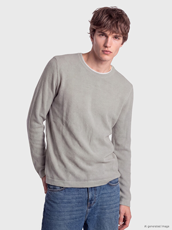 XSIDE Crew Neck Men's Knitwear Sweater