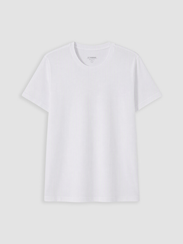 LCWAIKIKI Classic Man White T-Shirt