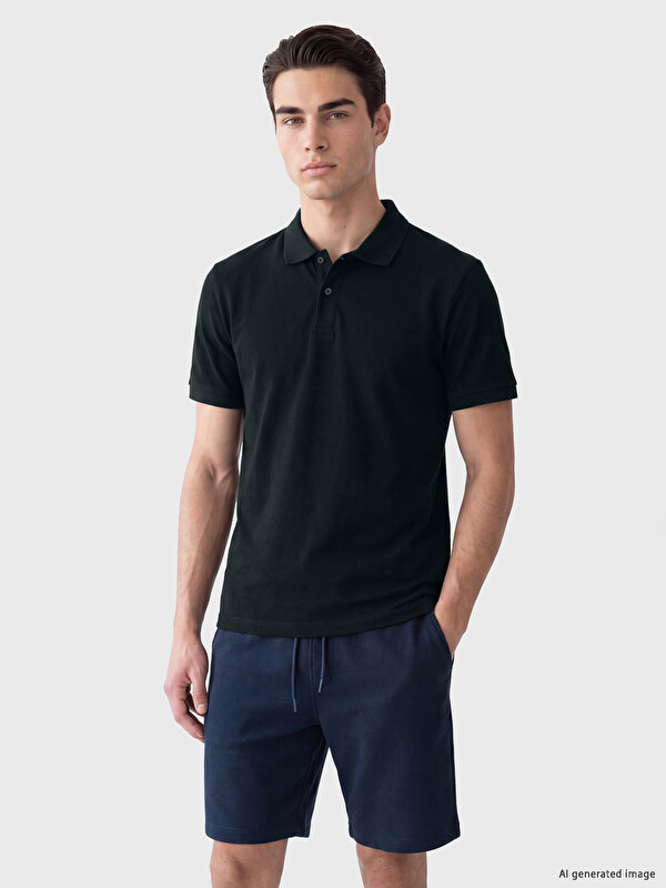 LCWAIKIKI Classic Polo Yaka Pike Erkek Tişört