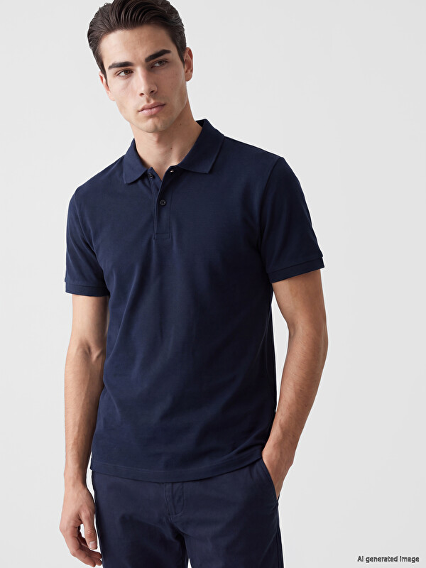 LCWAIKIKI Classic Polo Yaka Pike Erkek Tişört