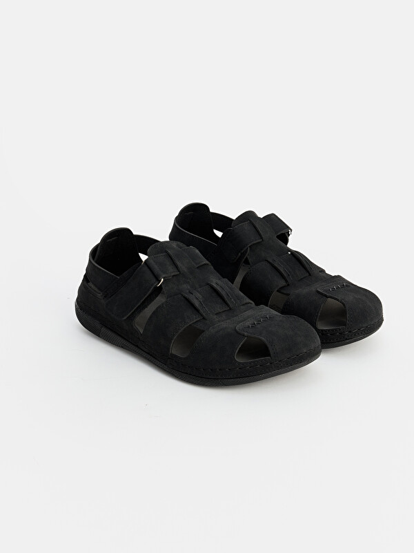 LCW STEPS Süet Görünümlü Erkek Sandalet