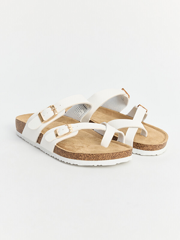 LCW STEPS Woman White Sliders