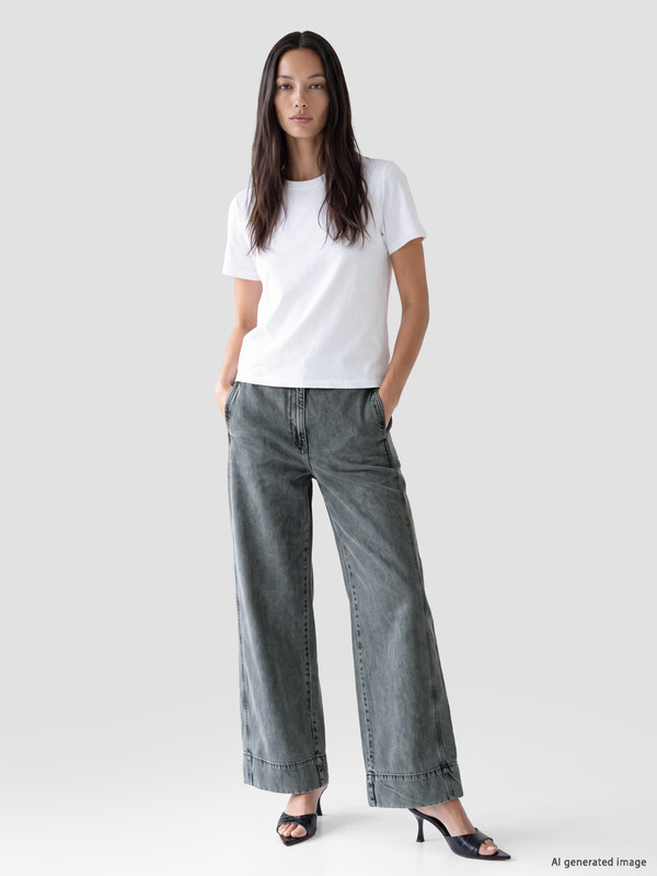 LCWAIKIKI Classic Elastic Waist Wideleg Jean