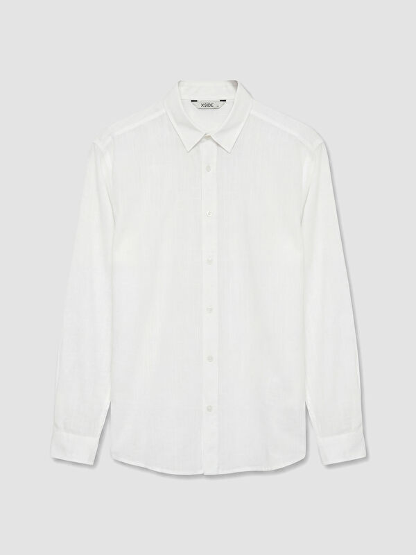 XSIDE Regular Fit Poplin Erkek Gömlek