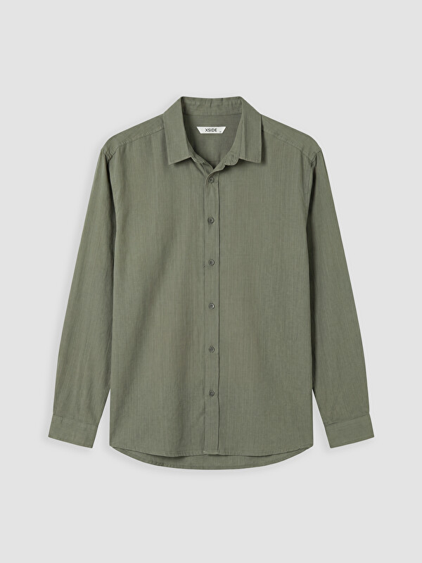 XSIDE Regular Fit Poplin Erkek Gömlek