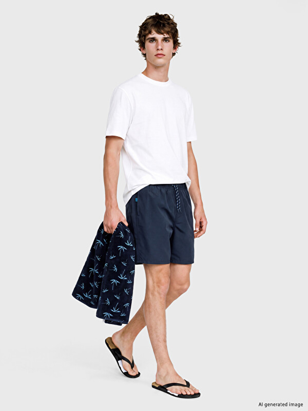 LCW SWIMWEAR Kısa Boy Erkek Deniz Şortu