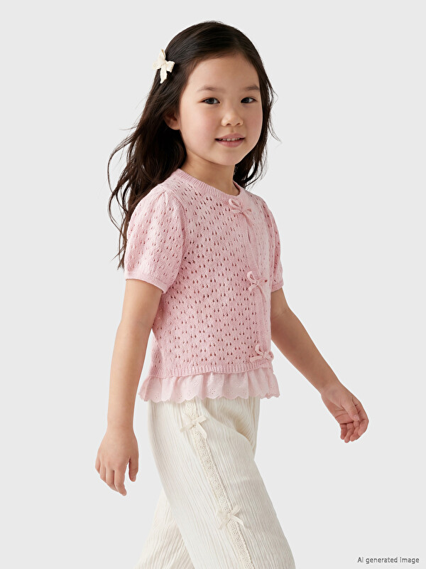 LCW Kids Kız Çocuk Triko Hırka