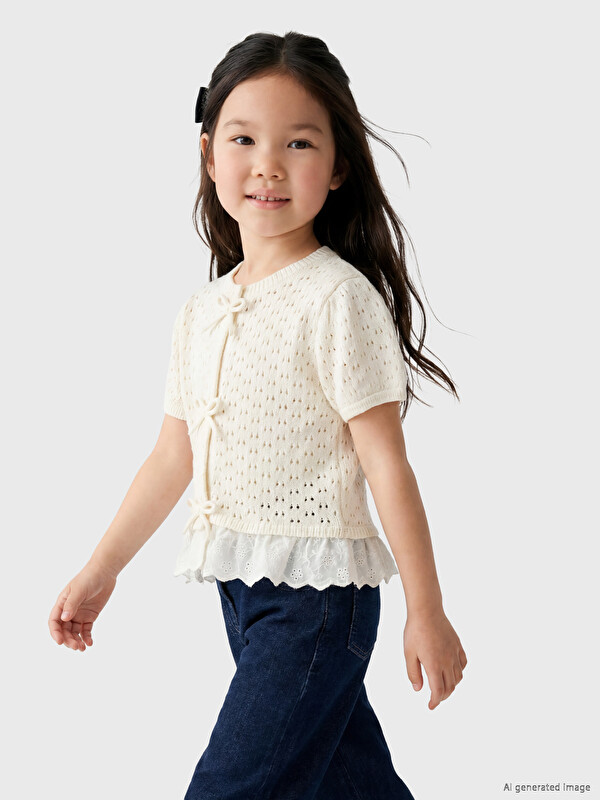 LCW Kids Kız Çocuk Triko Hırka