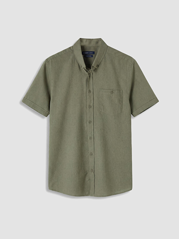 LCWAIKIKI Classic Regular Fit Kanvas Erkek Gömlek