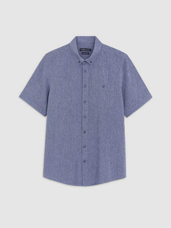 LCWAIKIKI Classic Regular Fit Kanvas Erkek Gömlek