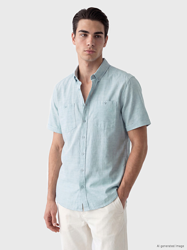LCWAIKIKI Classic Regular Fit Erkek Poplin Gömlek