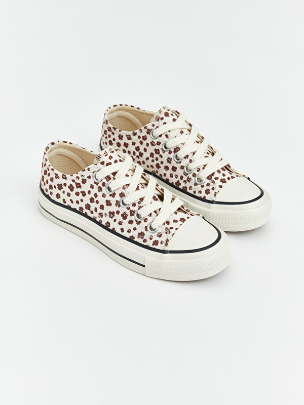 LCW STEPS Desenli Kız Çocuk Sneaker