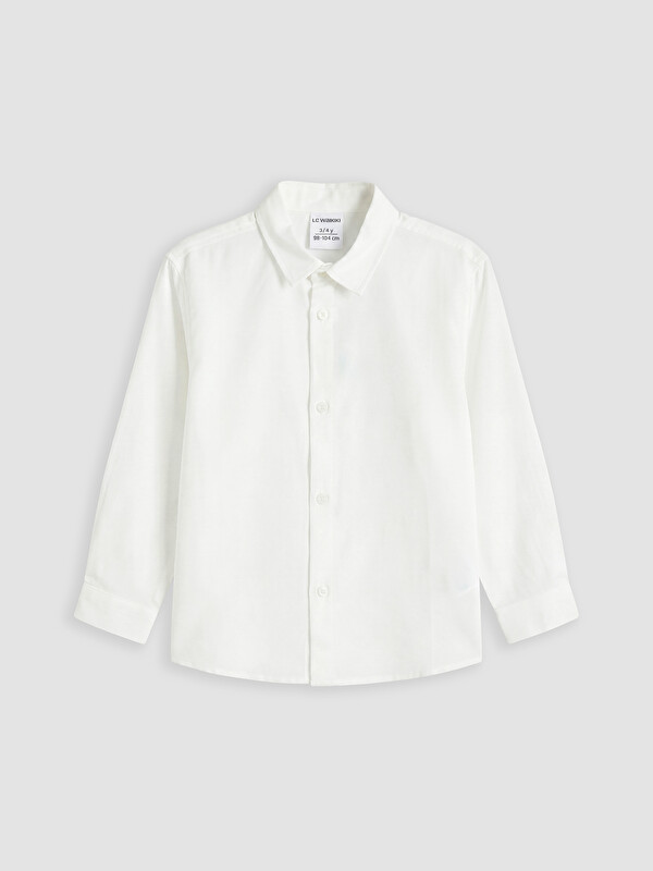LCW Kids Regular Fit Uzun Kollu Erkek Çocuk Gömlek