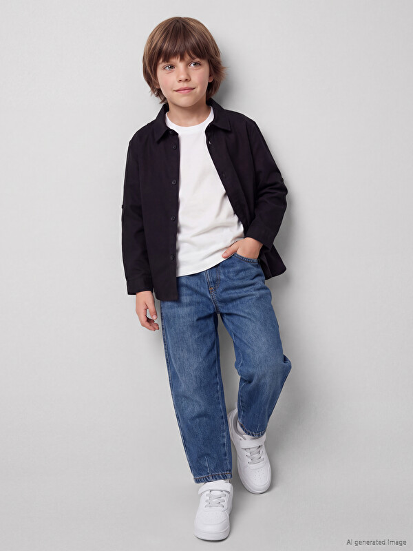 LCW Kids Дънки с широка кройка за момчета