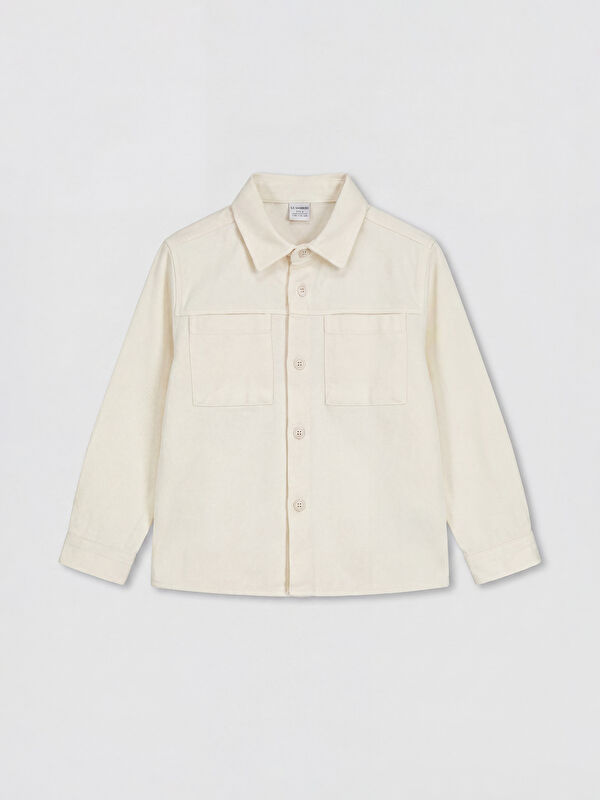 LCW Kids Gabardin Erkek Çocuk Gömlek