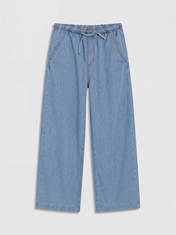 LCW Kids Wideleg Kız Çocuk Jean Pantolon