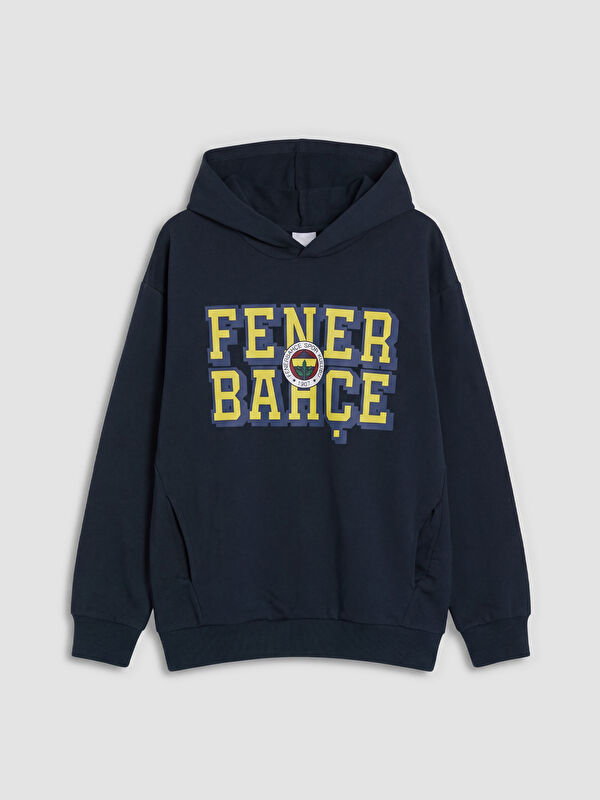 LCW Kids Fenerbahçe Baskılı Erkek Çocuk Sweatshirt