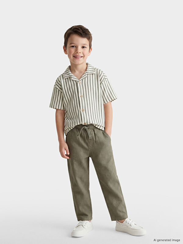 LCW Kids Erkek Çocuk Loose Fit Gömlek