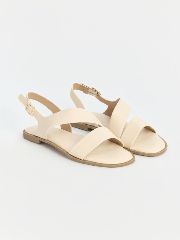 LCW STEPS Faux Leather Women Sandal
