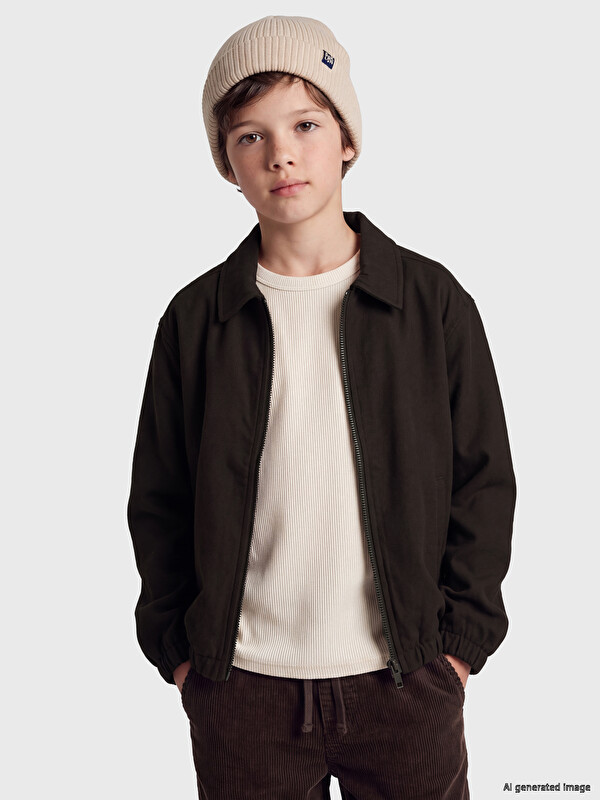 LCW Kids Erkek Çocuk Gabardin Ceket