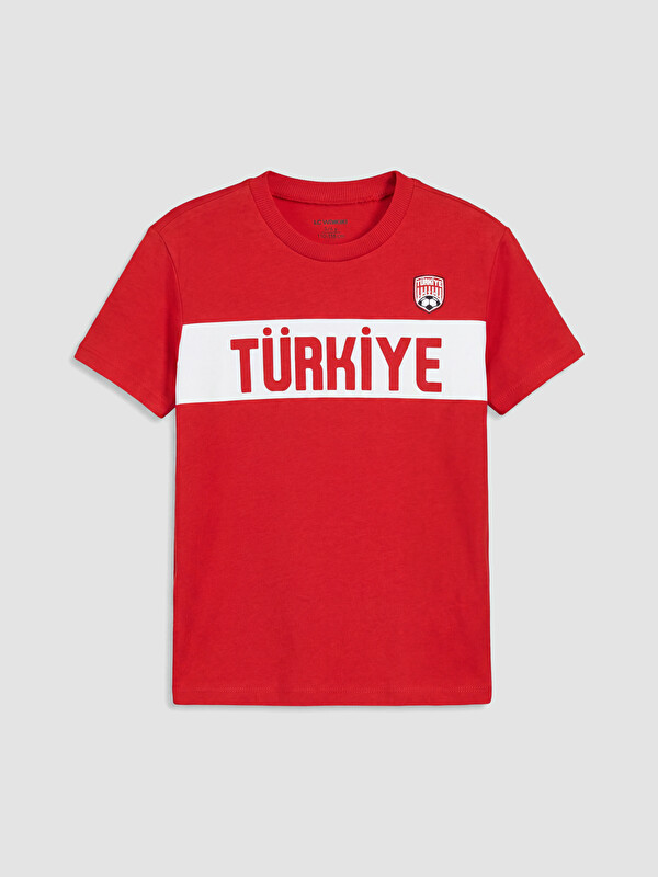 LCW Kids Türkiye Baskılı Erkek Çocuk Tişört