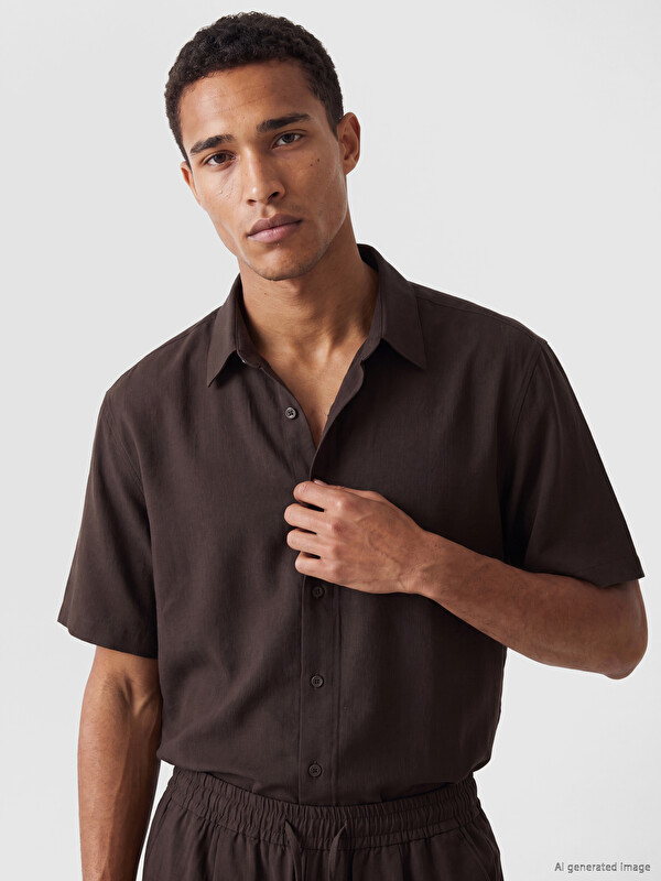 LCW Vision Regular Fit Armürlü Erkek Gömlek