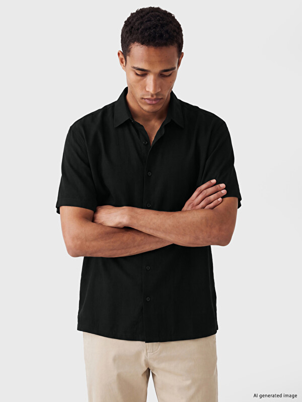 LCW Vision Regular Fit Armürlü Erkek Gömlek