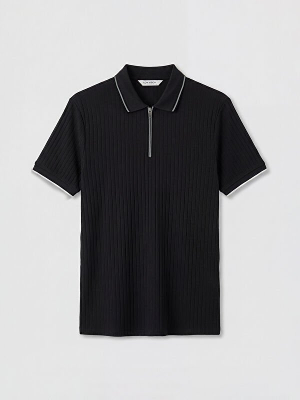 LCW Vision Polo Yaka Çizgili Erkek Tişört