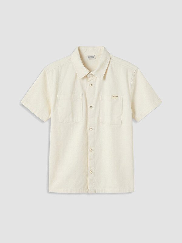 LCW Kids Gabardin Erkek Çocuk Gömlek