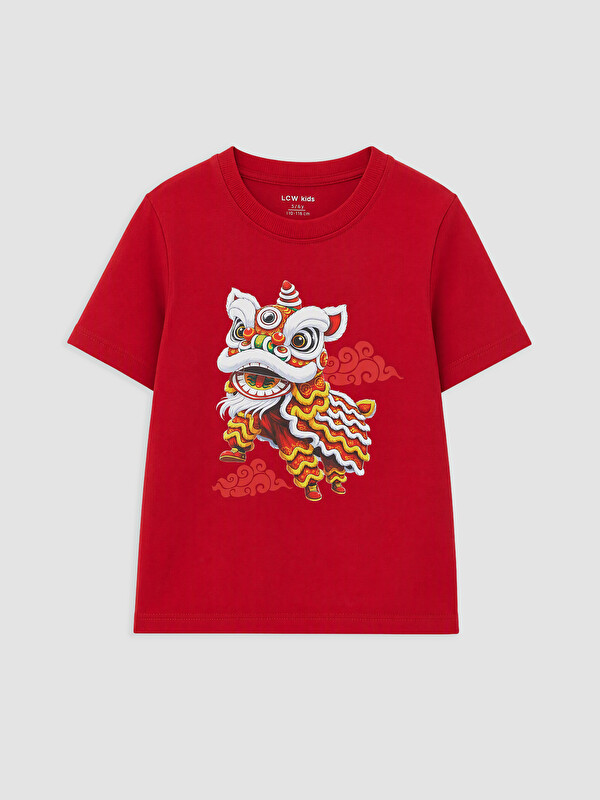 LCW Kids Мальчики Красный Футболка