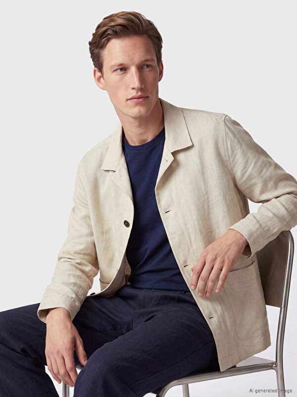 SOUTHBLUE Regular Fit Gömlek Yaka Erkek Ceket