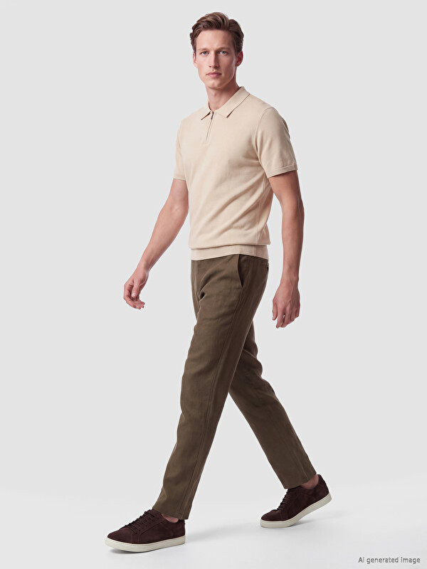 SOUTHBLUE Regular Fit Erkek Dokulu Pantolon