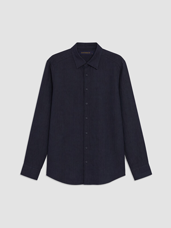SOUTHBLUE Regular Fit %100 Keten Erkek Gömlek