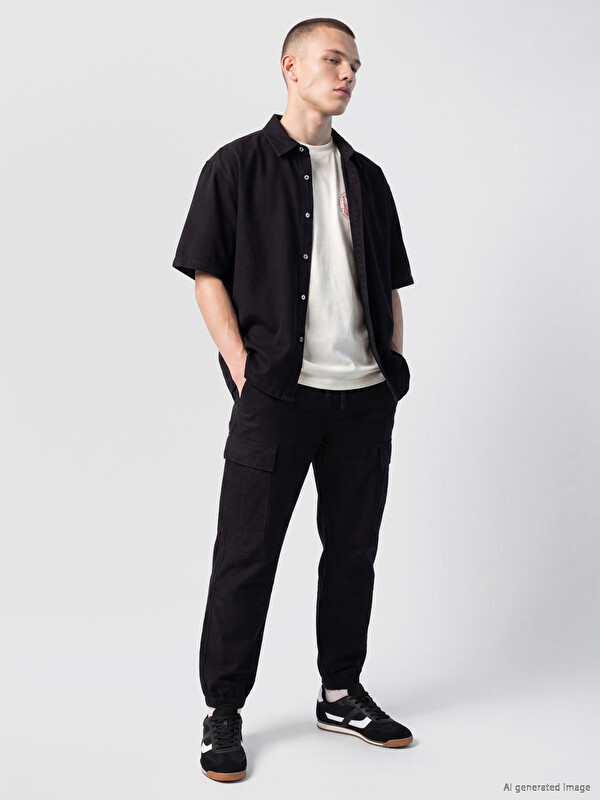 XSIDE Regular Fit Poplin Erkek Jogger Pantolon