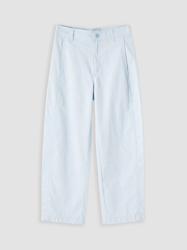 LCW Kids Barrel Fit Kız Çocuk Jean Pantolon