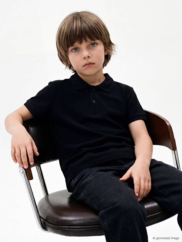 LCW Kids Polo Collar Boys' T-Shirt