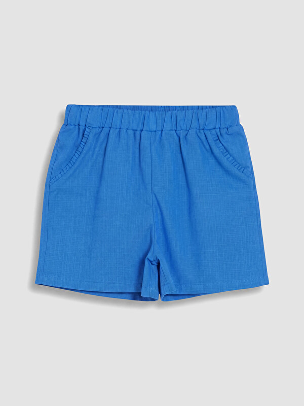 LCW Kids Beli Lastikli Kız Çocuk Şort