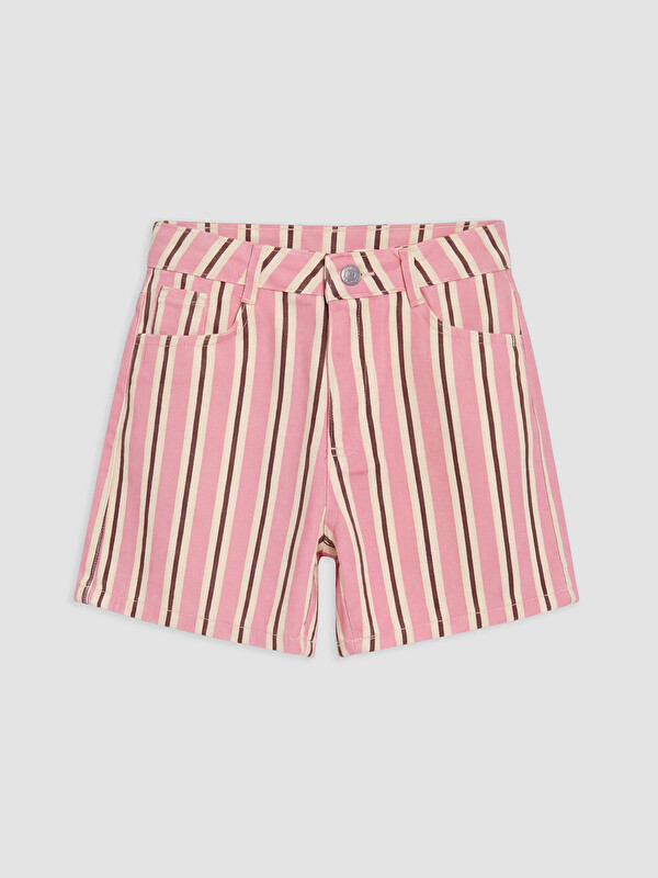 LCW Kids Kız Çocuk Gabardin Şort
